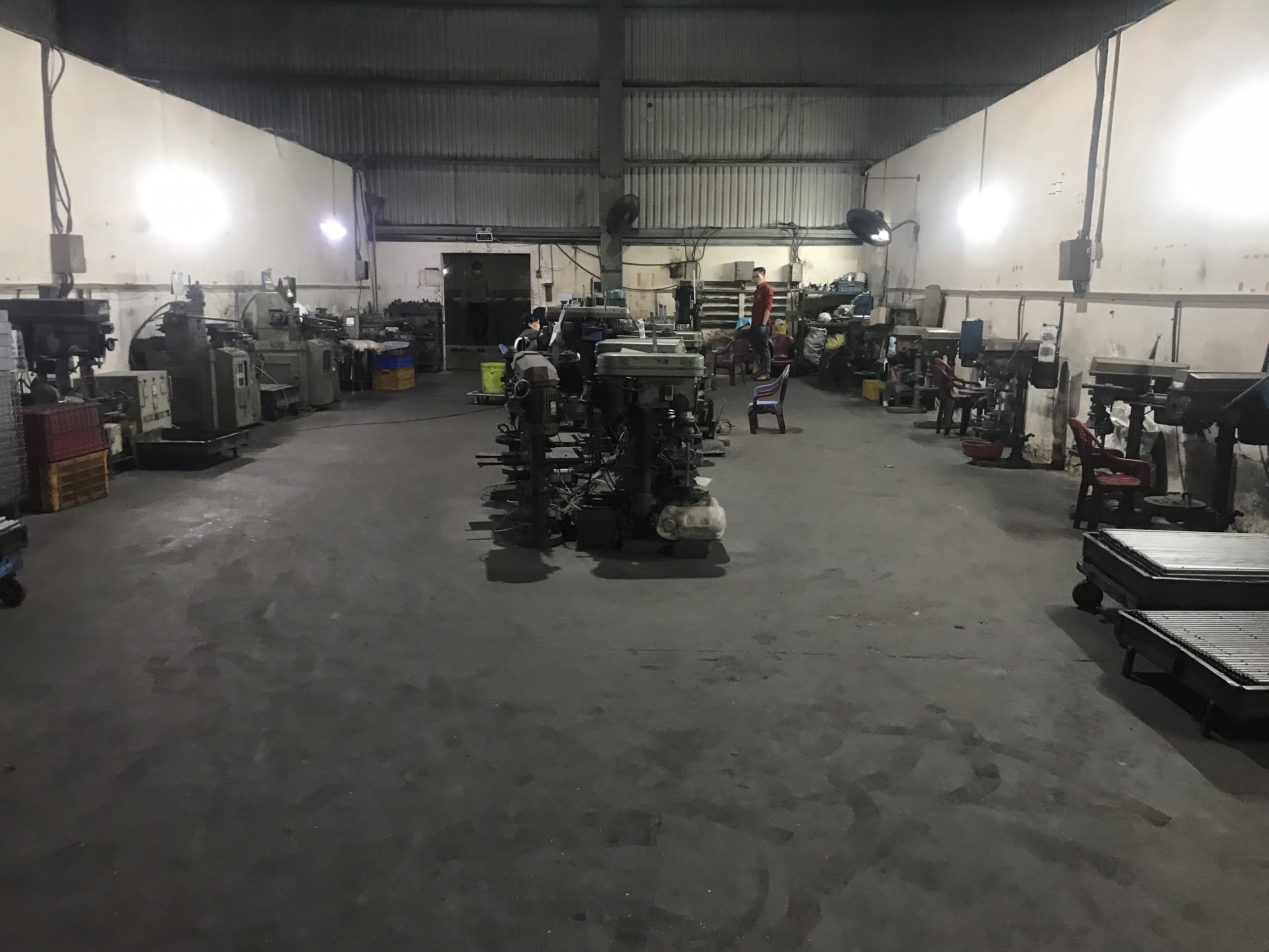 Drilling machine area